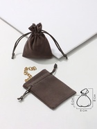 Мешочек бархатный «Классика», 6×8 см, ( ± 1 см,), фасовка 50 шт., серый - Фото 4