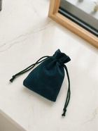 Мешочек бархатный «Классика», 7×9 см ( + - 1 см), цвет изумрудный - Фото 2