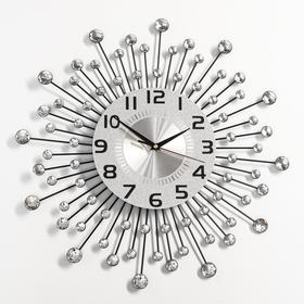 Часы настенные, серия: Ажур, "Кьети", плавный ход, d-47 см, циферблат 22 см