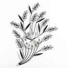 Часы настенные интерьерные «Манльеу», серия: Ажур, бесшумные, плавный ход, 61×44 см, d=15 см, от батарейки 1×АА - Фото 1