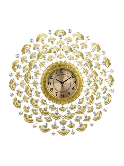 Часы настенные интерьерные «Моруо», серия: Ажур, бесшумные, плавный ход, 70×70 см, циферблат d=24 см