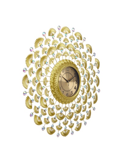 Часы настенные интерьерные «Моруо», серия: Ажур, бесшумные, плавный ход, 70×70 см, циферблат d=24 см