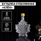 Бутылка стеклянная для соусов и масла «Клён», 100 мл, 10×3.5×14 см - Фото 1