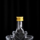 Бутыль стеклянная для соусов и масла «Клён», 100 мл, 10×3,5×14 см - фото 4298969