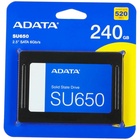SSD накопитель ADATA, 240Гб, SU650, TLC, 2.5", SATAIII - фото 51675391 SSD накопитель ADATA, 240Гб, SU650, TLC, 2.5", SATAIII - фото 51675391
