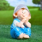 Садовая фигура "Гном мальчик" 14х10х18см - Фото 1
