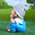 Садовая фигура "Гном мальчик" 14х10х18см - Фото 2