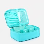 Косметичка дорожная на молнии, цвет мятный - фото 25473988