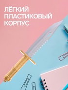 Ручка-прикол Calligrata «Кинжал», синий стержень, гелевая, МИКС - Фото 4