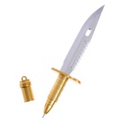 Ручка-прикол Calligrata «Кинжал», синий стержень, гелевая, МИКС - Фото 6