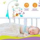 Мобиль музыкальный на кроватку Крошка Я «Мишка на луне», с проектором, МИКС - Фото 3