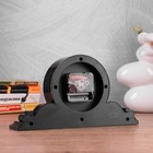 Часы настольные, интерьерные "Милица", бесшумные, d-9.5 см, корпус чёрный с золотом - Фото 2