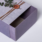 Коробка складная «Эко стиль», 14 × 14 × 8 см - Фото 3