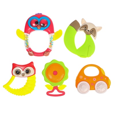 Погремушки «Наш малыш», 5 шт., МИКС