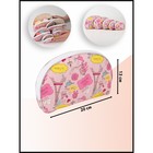 Набор косметичек 5 в 1 на молниях, цвет розовый - Фото 1