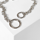 Кулон «Цепь» бесконечное сплетение, цвет серебро, L=45 см - Фото 2