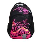 Рюкзак молодёжный, 44 х 30 х 17 см, эргономичная спинка, «Графити. Фуксия» - фото 804253755