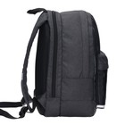 Рюкзак молодёжный, 38 х 28 х 19 см, эргономичная спинка, Calligrata Э "Полоска", чёрный - Фото 11
