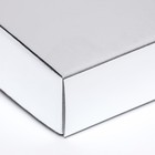 Коробка сборная, крышка-дно, серебрянная, 18 х 15 х 5 см - фото 8947780