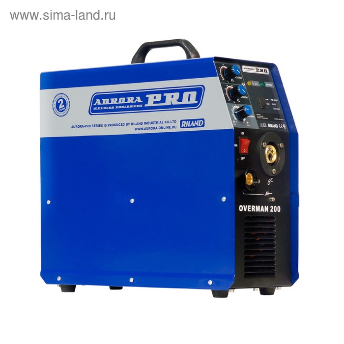 Сварочный полуавтомат Aurora OVERMAN 200 Mosfet 13709, 5.6 кВт, 40-200 А, инверторный - Фото 1