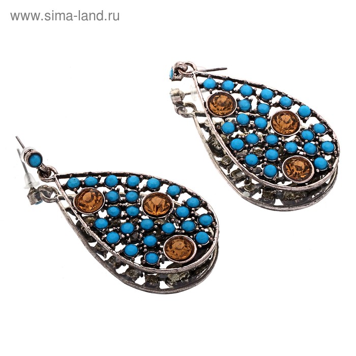 Серьги ассорти «Нуар» космические - Фото 1