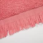 Полотенце махровое LoveLife Fringe 30х60 пыльный розовый,100% хлопок, 360 г/м2 - Фото 2