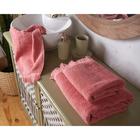Полотенце махровое LoveLife Fringe 30х60 пыльный розовый,100% хлопок, 360 г/м2 - Фото 5