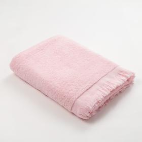 Полотенце махровое LoveLife Fringe 50х90 светло-розовый, 100% хлопок, 360 г/м2