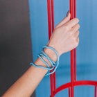 Бусы-браслет «Рептилия», цвет голубой, 100см - Фото 3