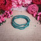 Бусы-браслет «Рептилия», цвет голубой, 100см - Фото 4