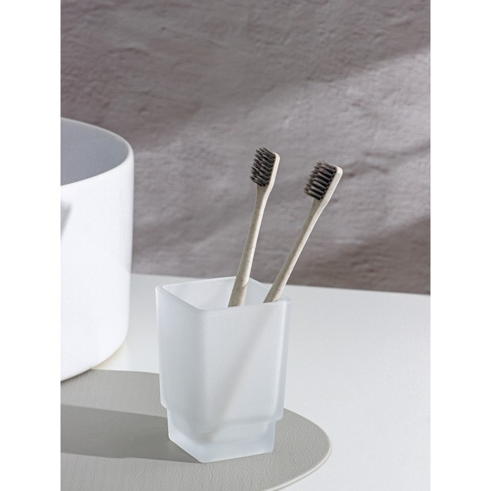 Стакан стеклянный матовый «Квадро» - Фото 1