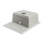 Мойка кухонная из камня ZETT lab. 150/Q8, 575х470х177 мм, матовая, темно-серая - фото 24595134