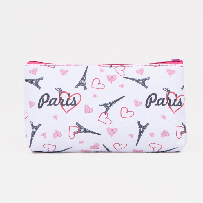 Косметичка на молнии, цвет белый 4607545