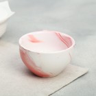 Подарочный набор керамический «Любимая мама»: кружка 120 мл, блюдце, цвет розовый - Фото 4