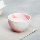Подарочный набор керамический «Мечтай»: кружка 120 мл, блюдце, цвет розовый - Фото 4