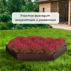 Клумба оцинкованная, d=140 см, высота бортика 15 см, шоколад, Greengo - Фото 7