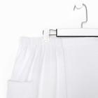 Полотенце банное Экономь и Я "Килт с карманом" 50*150 см, цв.белый,100%хл,340 г/м2 - Фото 5
