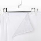 Полотенце - килт махровое с карманом банное «Экономь и Я», 50×150 см, хлопок 100%, белое - Фото 7