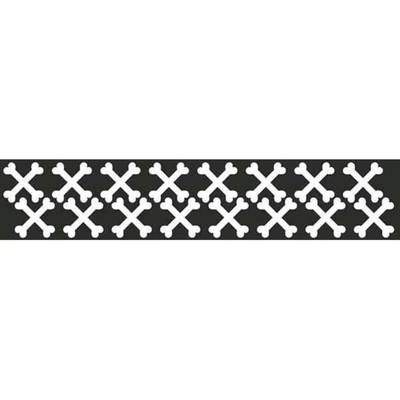 Наклейка БЛИКЕР термо плоттер Кости светоотр., 50х250 мм, цвет серебро, Skyway, Л1785