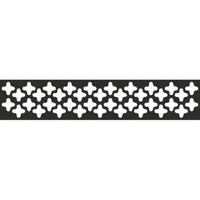 Наклейка БЛИКЕР термо плоттер Узор №1светоотр, 50х200 мм, цвет серебро, Skyway, Л1792