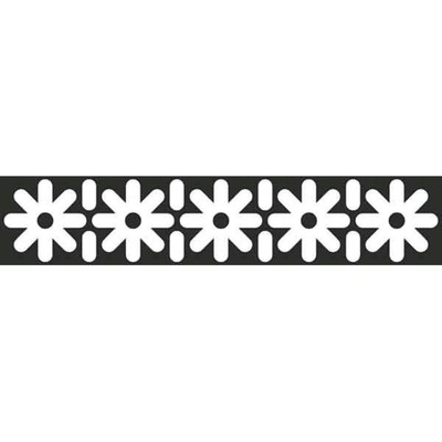 Наклейка БЛИКЕР термо плоттер Узор №3 светоотр, 50х200 мм, цвет серебро, Skyway, Л1794