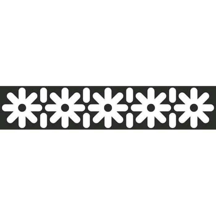 Наклейка БЛИКЕР термо плоттер Узор №3 светоотр, 50х200 мм, цвет серебро, Skyway, Л1794
