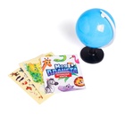 Глобус детский с наклейками «Изучаем животный мир» - Фото 8