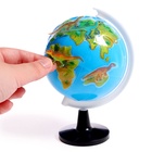 Глобус детский с наклейками «Моя планета», эпоха динозавров - Фото 5
