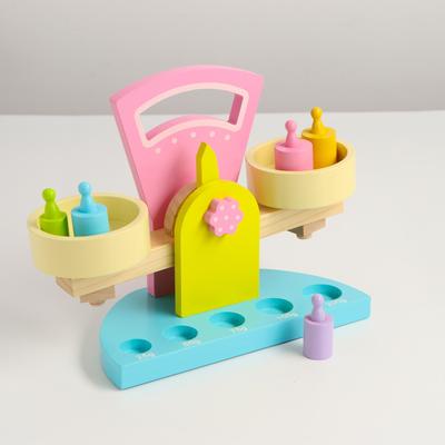 Игровой набор из дерева «Весы»