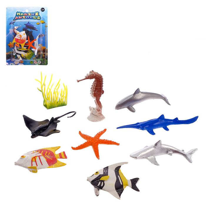 Набор животных «Подводные жители», МИКС - Фото 1