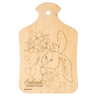 Доска для выжигания «Заяц с букетом» - Фото 2