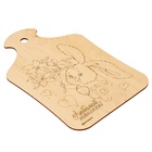 Доска для выжигания «Заяц с букетом» - Фото 4