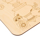 Доска для выжигания «Самовар с матрёшкой» - Фото 5