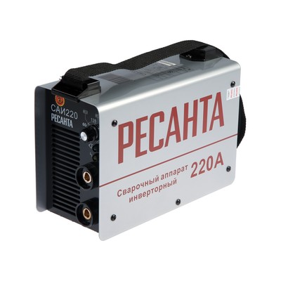 Сварочный аппарат инверторный «Ресанта» САИ 220, 6.6 кВт, 10-220 А